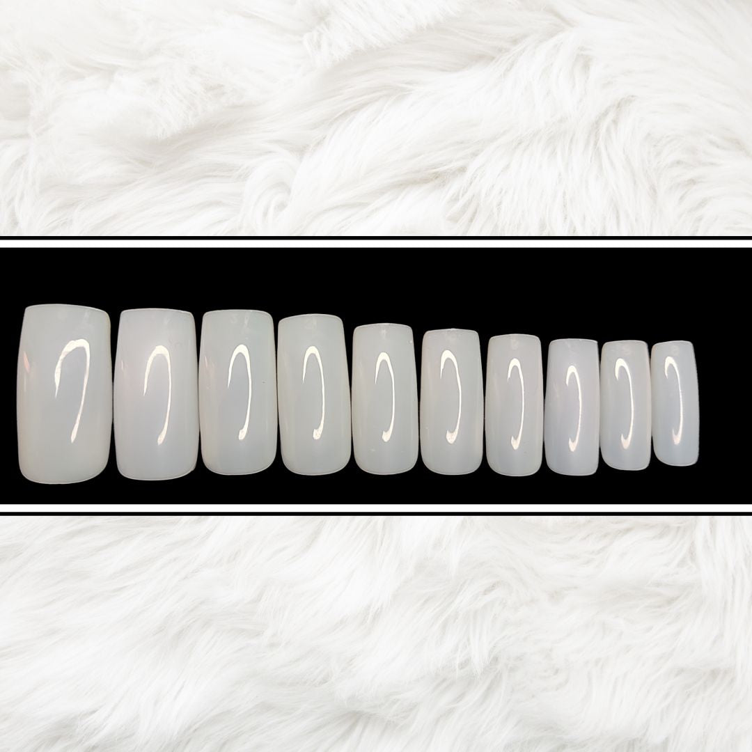 20 Pcs High Quality False Nails Plain Unpainted Press on Nails Long Square
