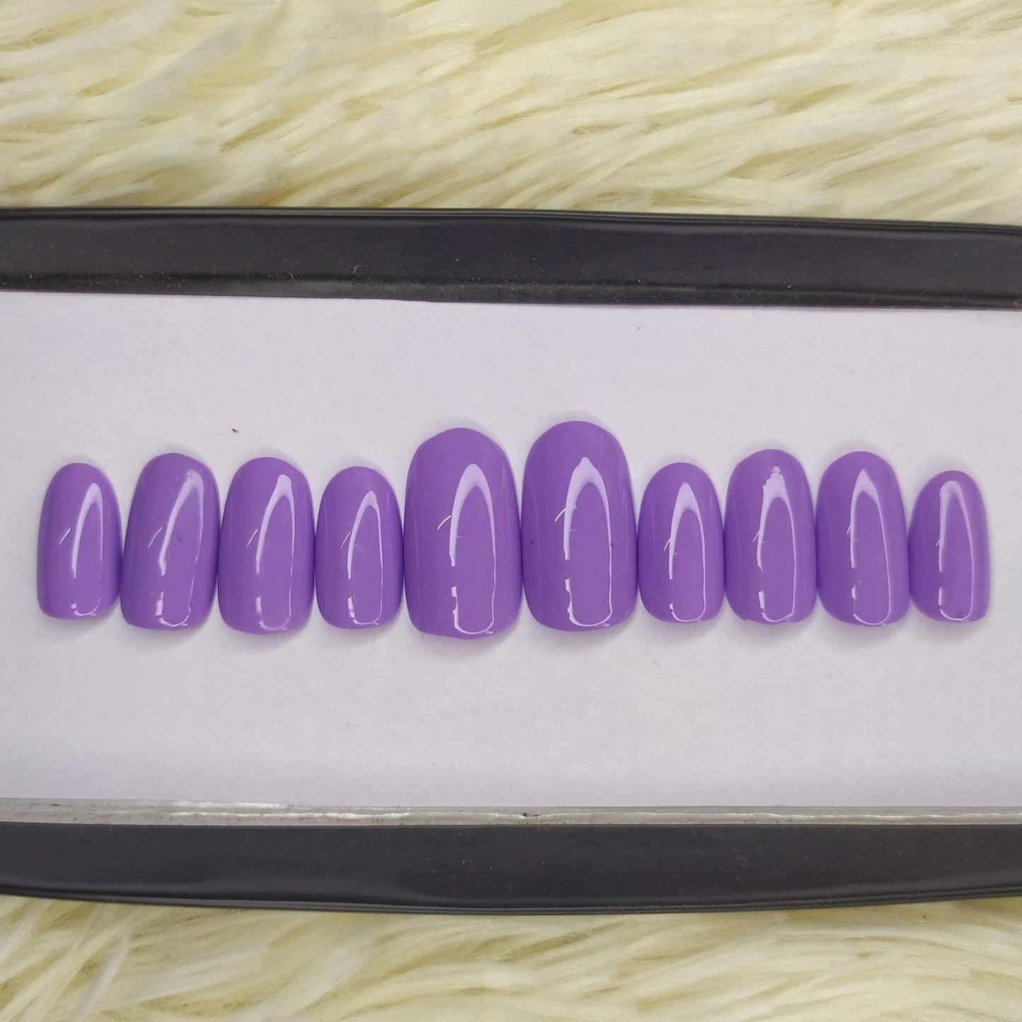 Glossy Lavender Press on Nails Set (MD03) // 239