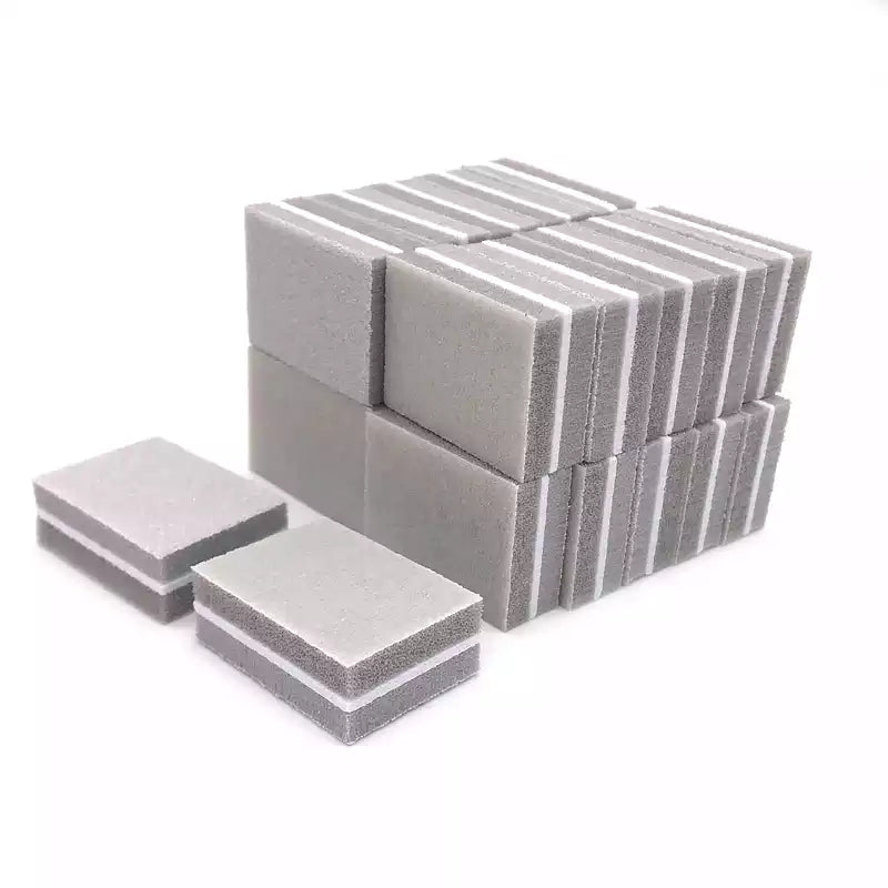 Double Sided Mini Nail File Block Colorful Sponge Nail Buffer
