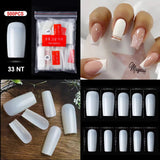 The NailzStation 500pcs Acrylic Nail Tips, fake nail tips (Full Cover Tips natural)