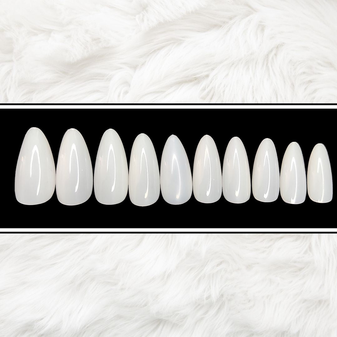 20 Pcs High Quality False Nails Plain Unpainted Press on Nails Stiletto