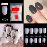 The NailzStation 500pcs Acrylic Nail Tips, fake nail tips (Full Cover Tips natural)