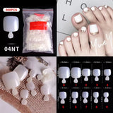 The NailzStation 500pcs Acrylic Nail Tips, fake nail tips (Full Cover Tips natural)