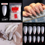 The NailzStation 500pcs Acrylic Nail Tips, fake nail tips (Full Cover Tips natural)