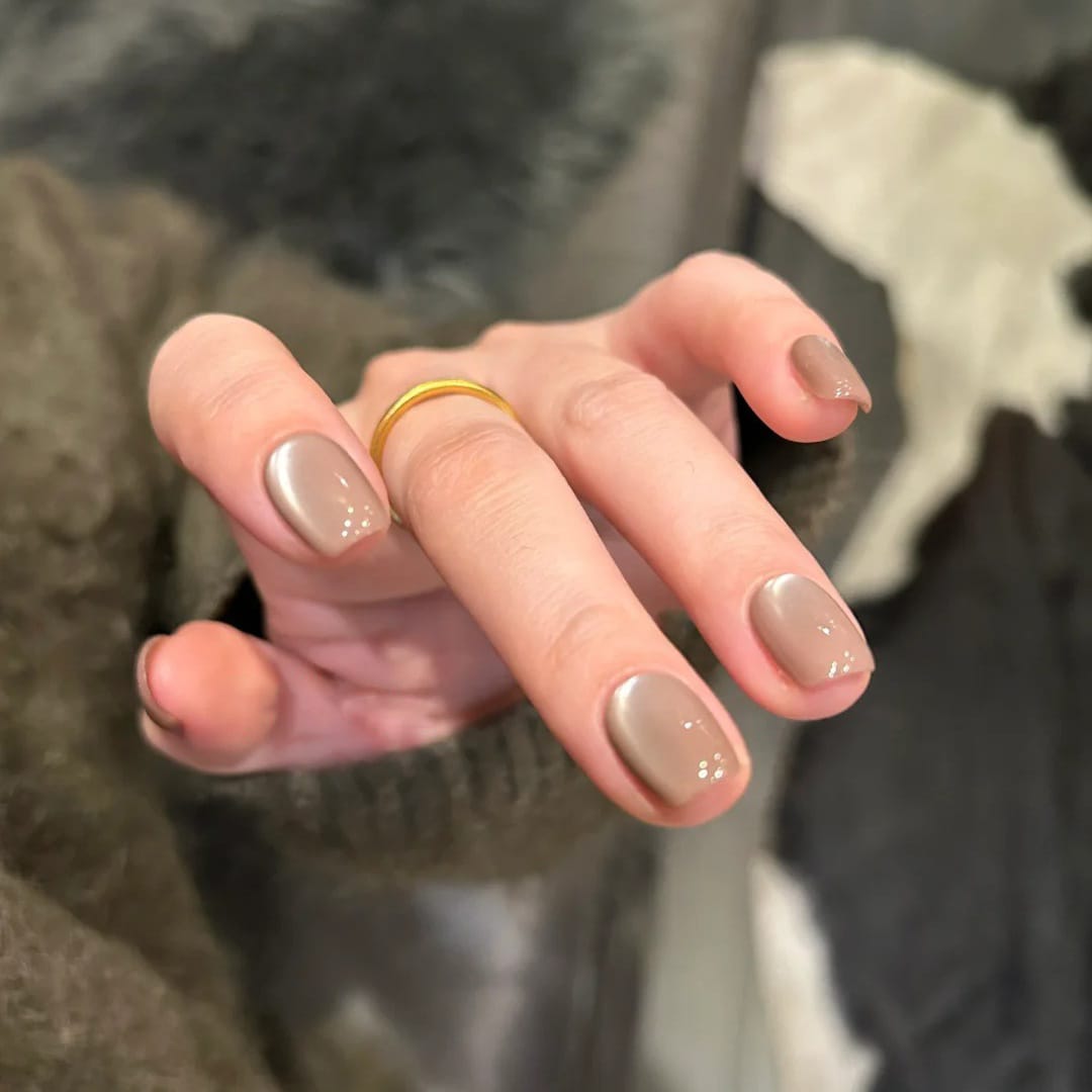 Cat Eye 3D Magnetic Press-On Nails Square - 10 Nails