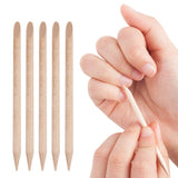 Wooden Disposable Nail-Pusher Dual Ended Cuticle Pusher Stick