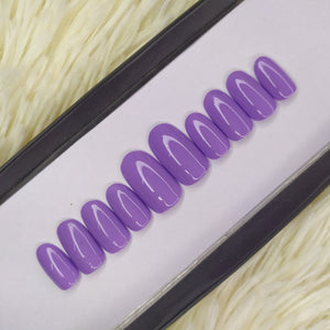 Glossy Lavender Press on Nails Set (MD03) // 239