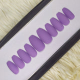 Matte Lavender Press on Nails Set (MD03) // 238