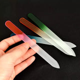 Crystal Glass Nail File Buffing Grit for Manicure